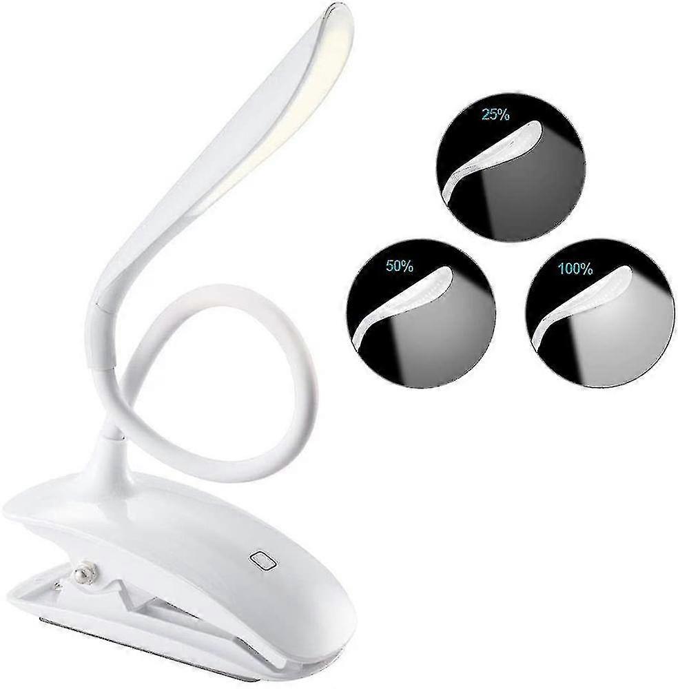 Rechargeable Reading Lamp,16 Led Book Light ,eye-caring 3 Brightness