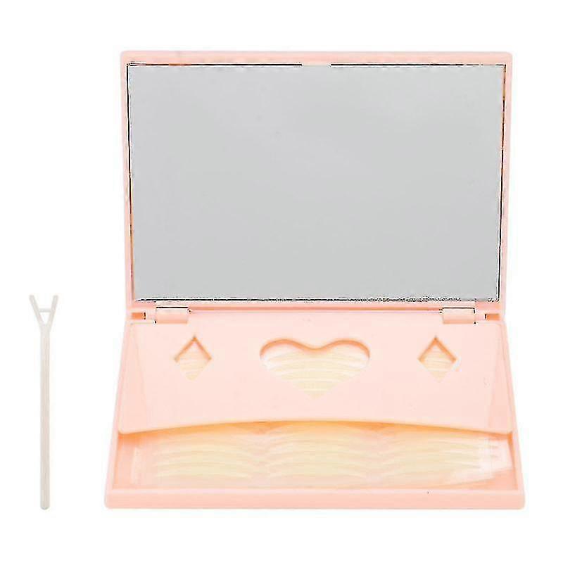 240 Pairs Double Eyelid Tape Pastes With Mirror Super Invisible Eyelid Sticker Makeup Eyelid Tapes Eyeliner Sticker(random Color)