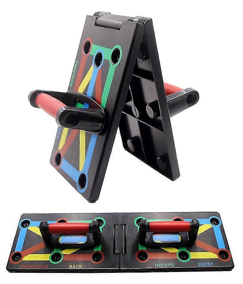 push up board foldable multifunctional weight training board with push-ups handles,non-slip