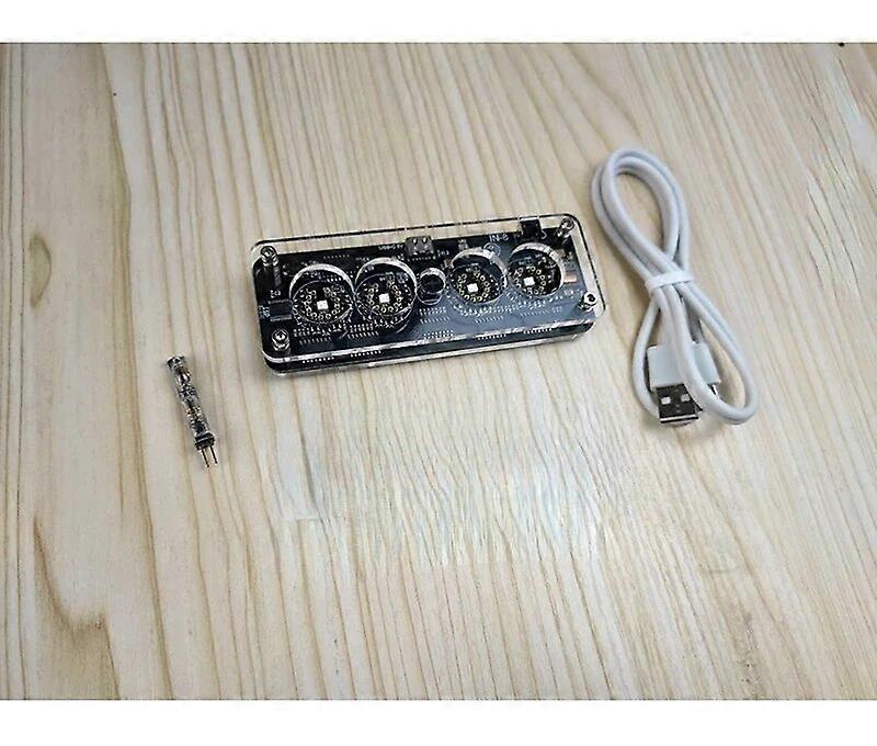 4-bit IN-8-2 Glow Tube Clock Module Nixie Clock Audio Accessories With Backlight clock digital USB 5V