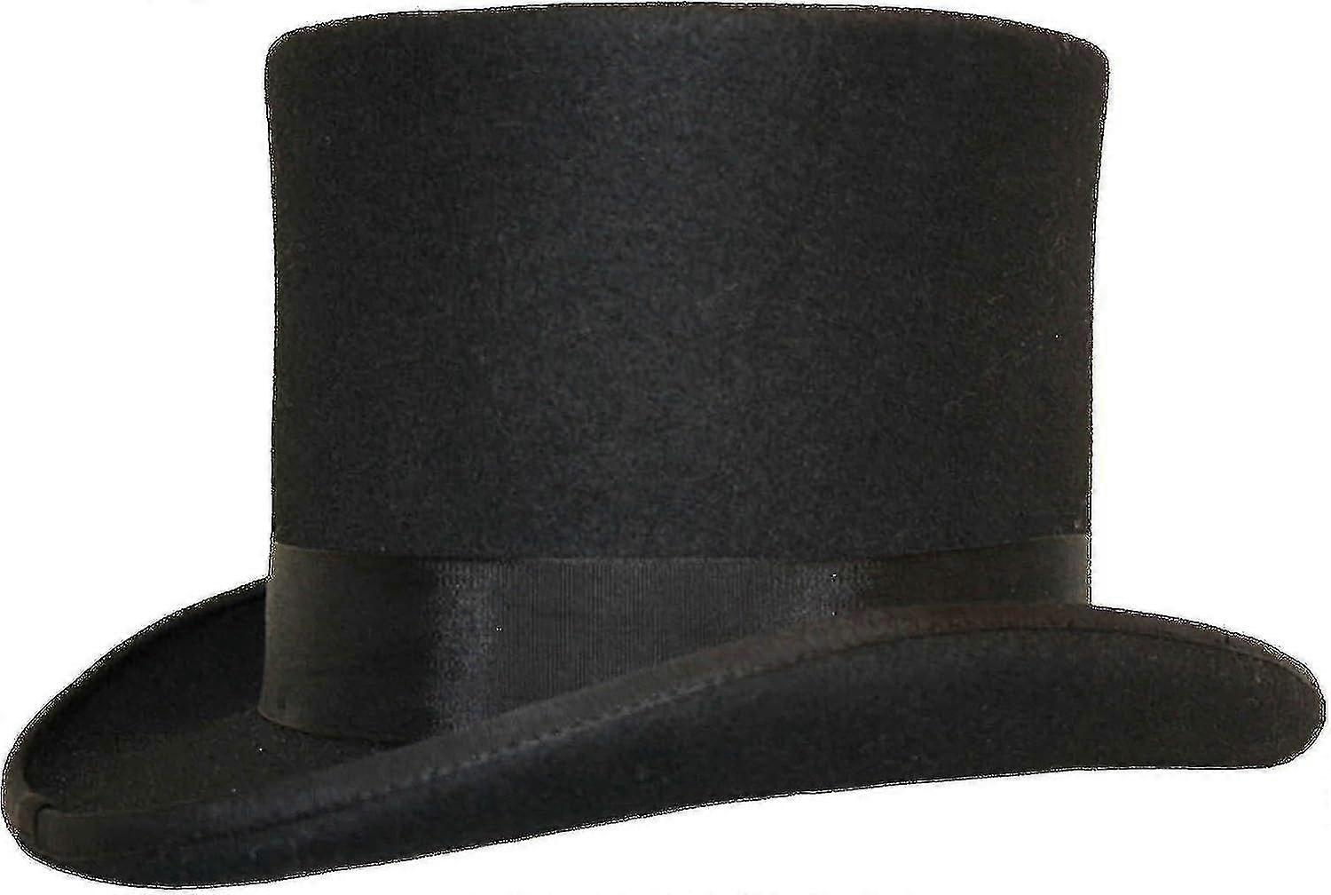 Hand Made Wool Top Hat Satin Lined Small To Xxl