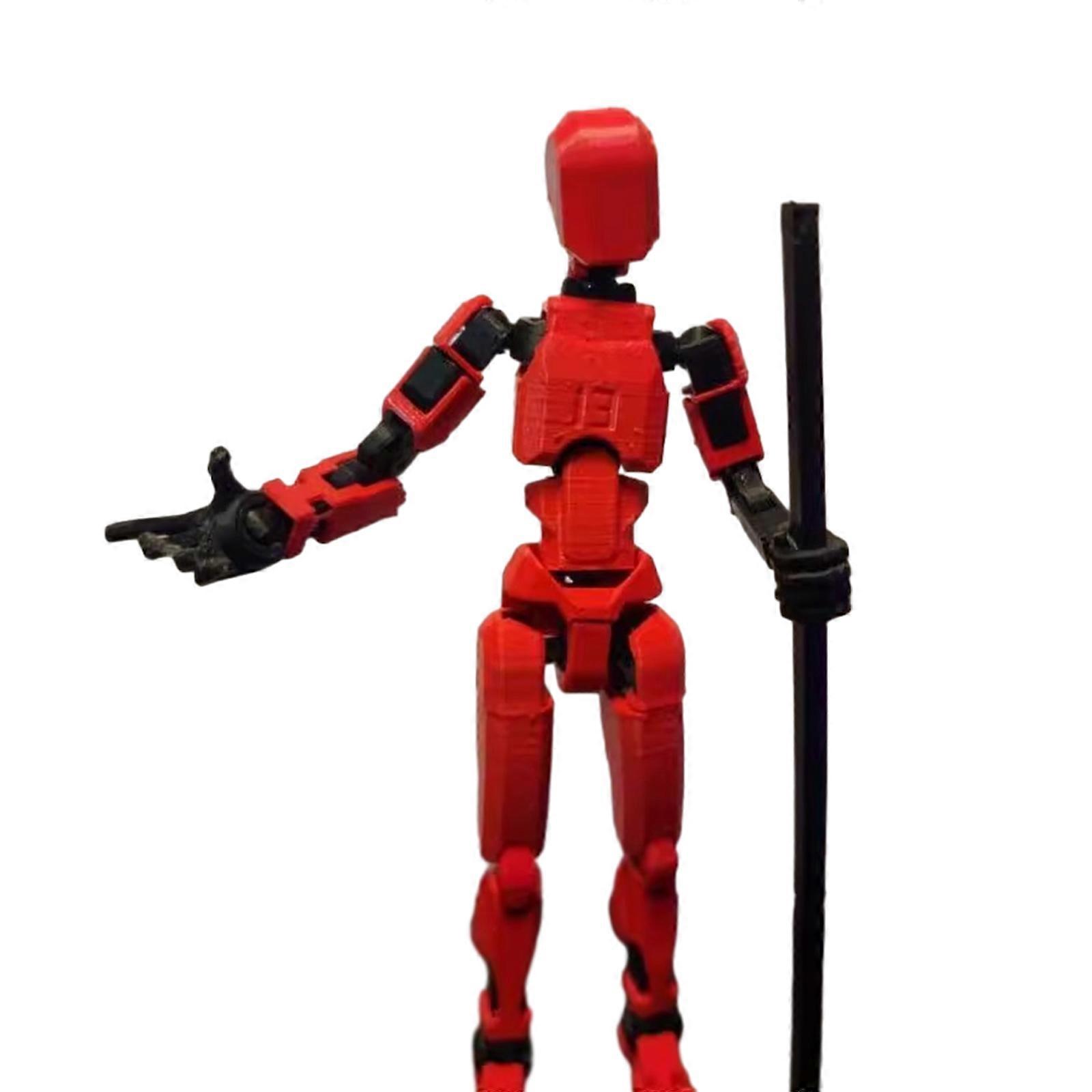 13 Figurine articulée T13 Figurine articulée imprimée en 3D Multi-articulée mobile Lucky 13 Figurine articulée chaude