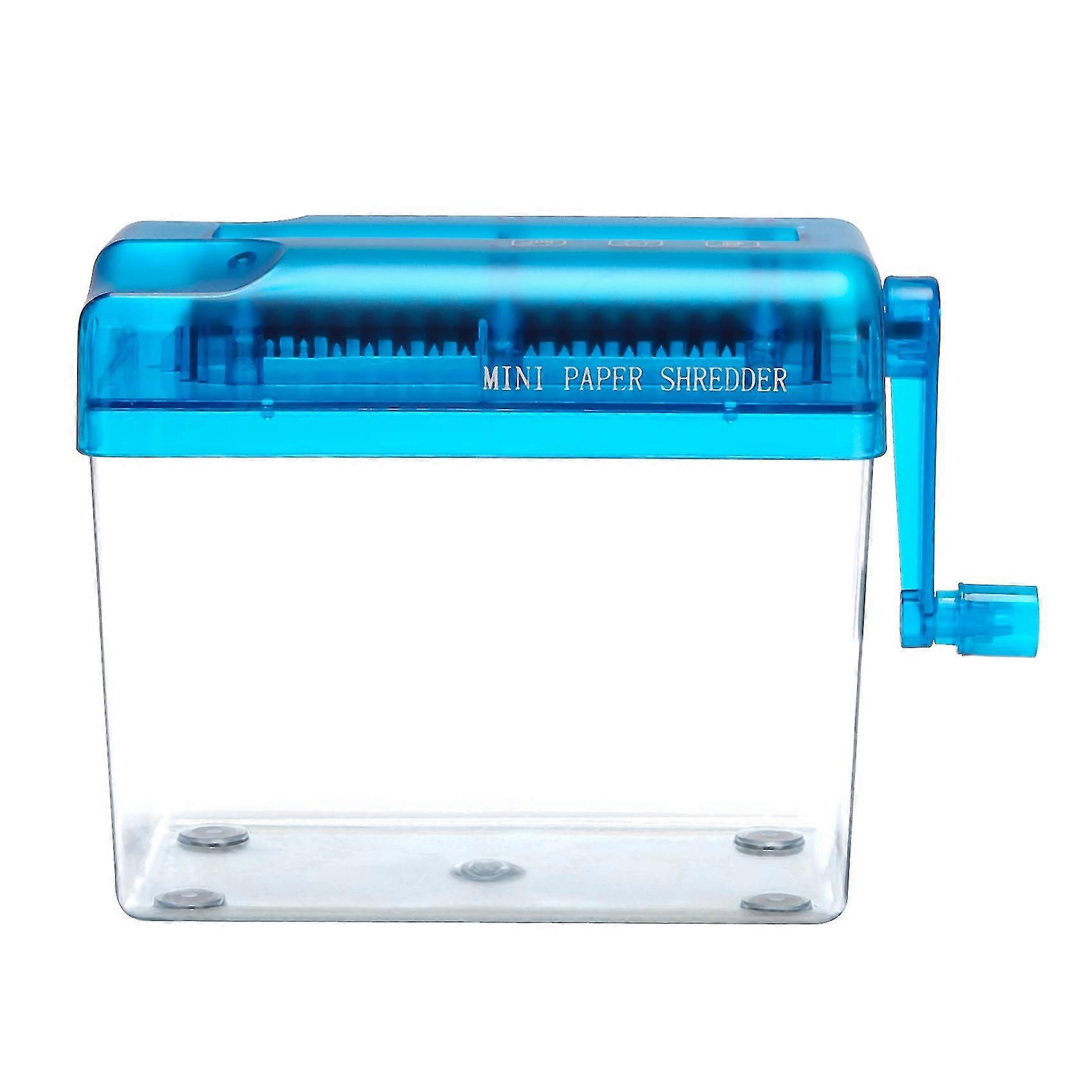 A6 Mini Manual Shredder Desktop Hand Crank Shredder