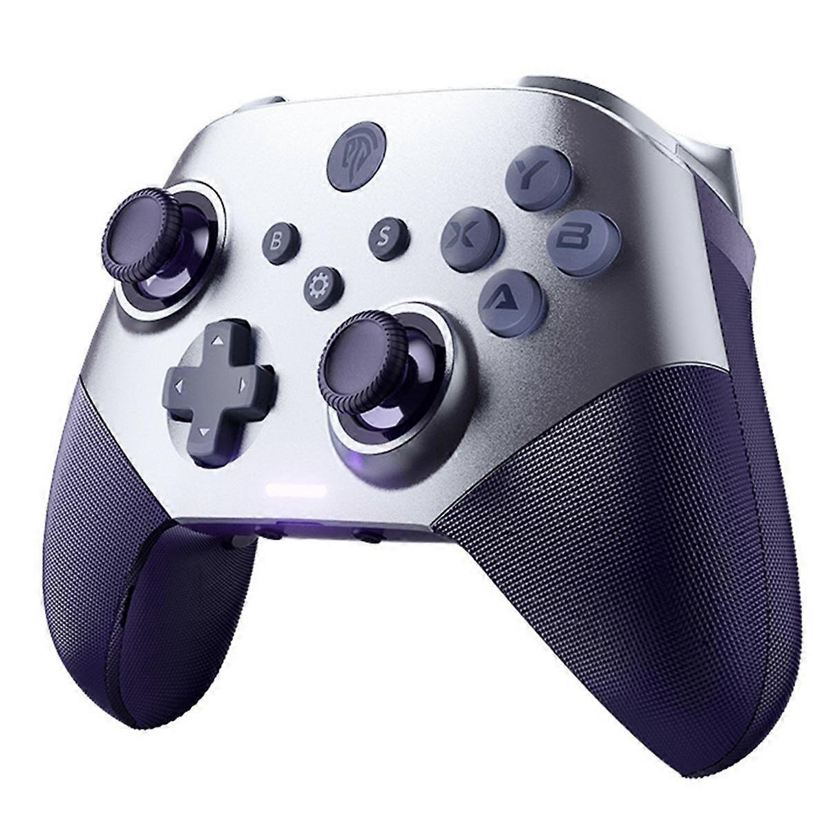 X10 Hall Effect Controller Wireless Bluetooth Controller with Motion Control for PC/IOS/Android/Switch/Steam Purple