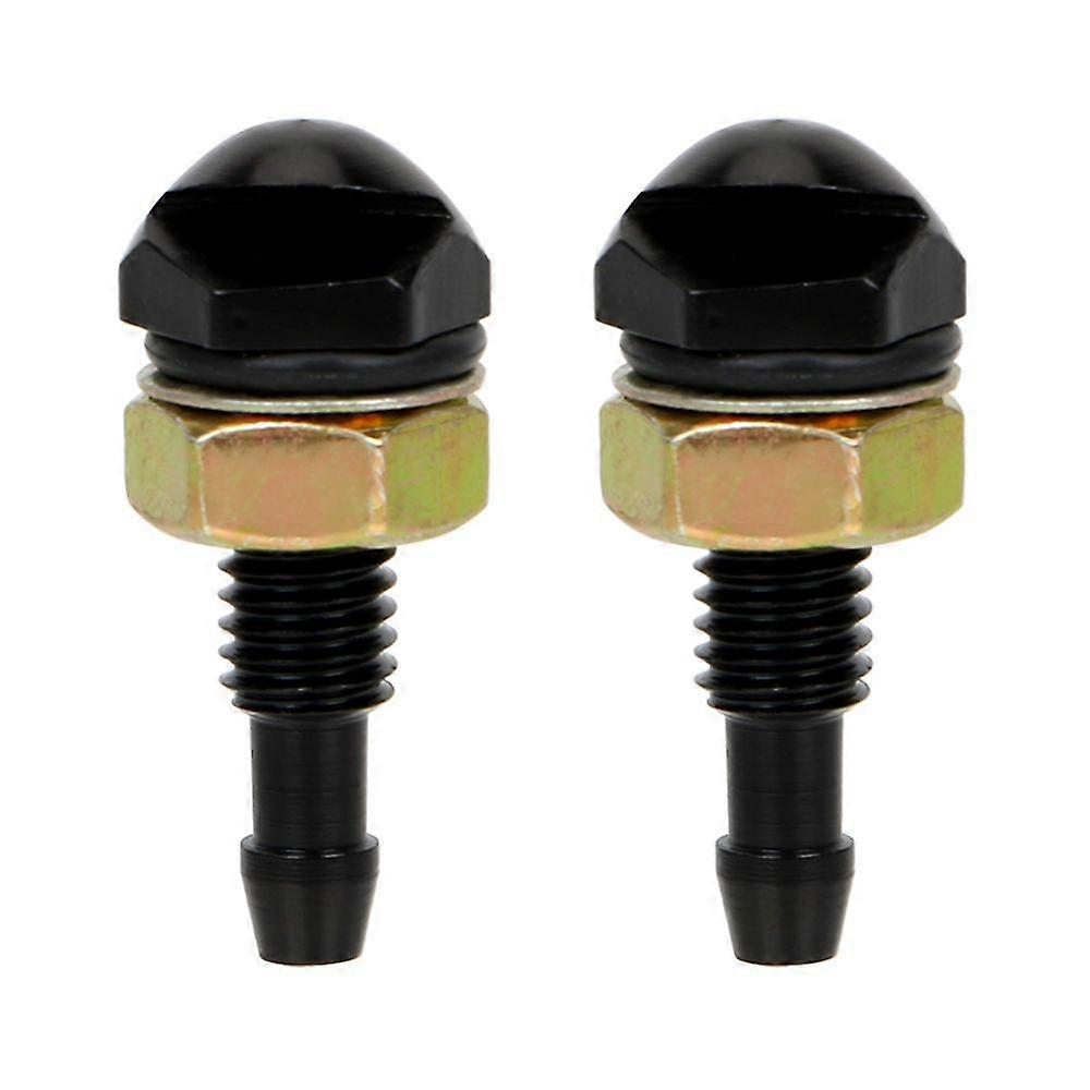 Lot de 2 buses de lavage de voiture universelles en forme d'éventail, pour capot, pare-brise avant, pulvérisateur d'eau, buse d'essuie-glace automatique