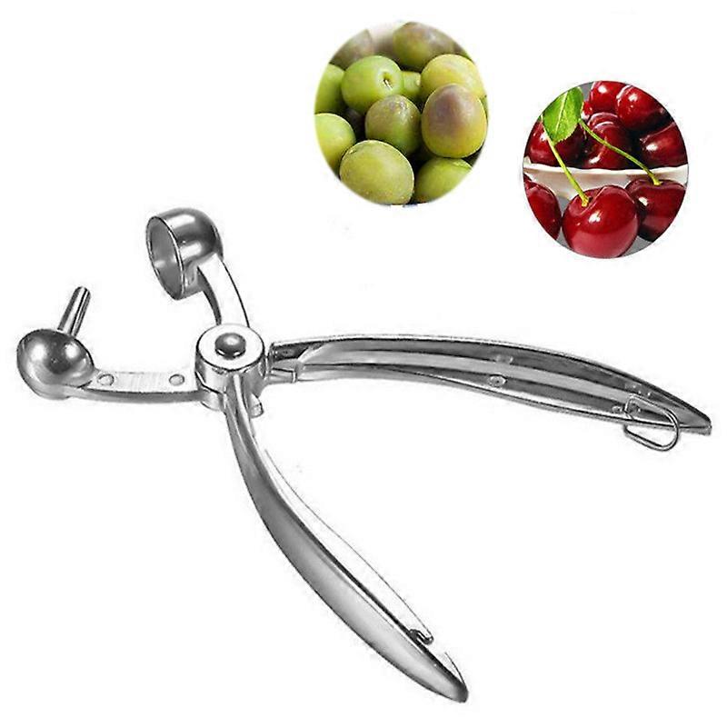 Cherry Pitter, Olive Pitter with Space-Saving Lock for Cherries, Olivus