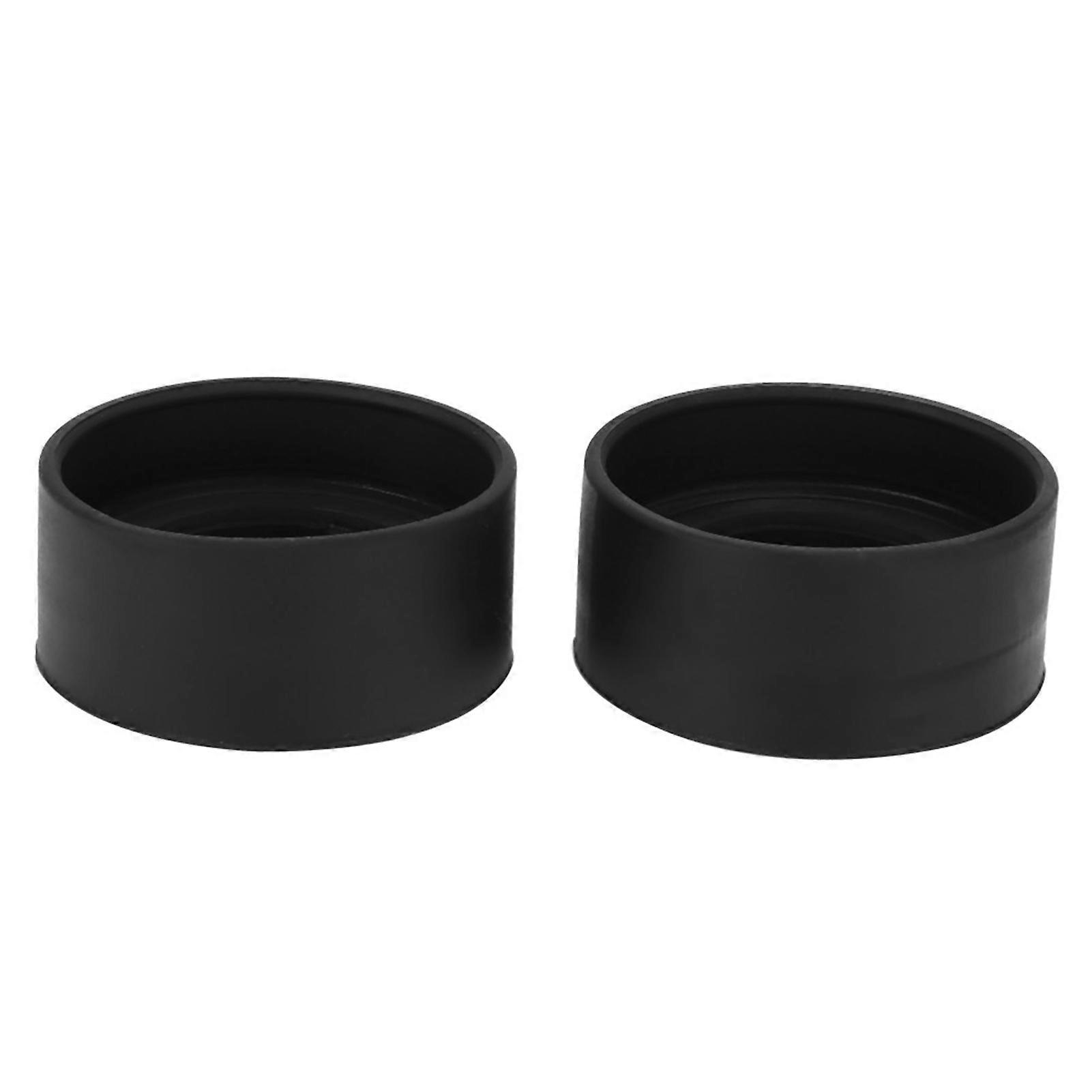Rubber Eyepiece Cover Guards for Stereo Microscope (Flat Angle, 36mm Diameter, 2pcs)