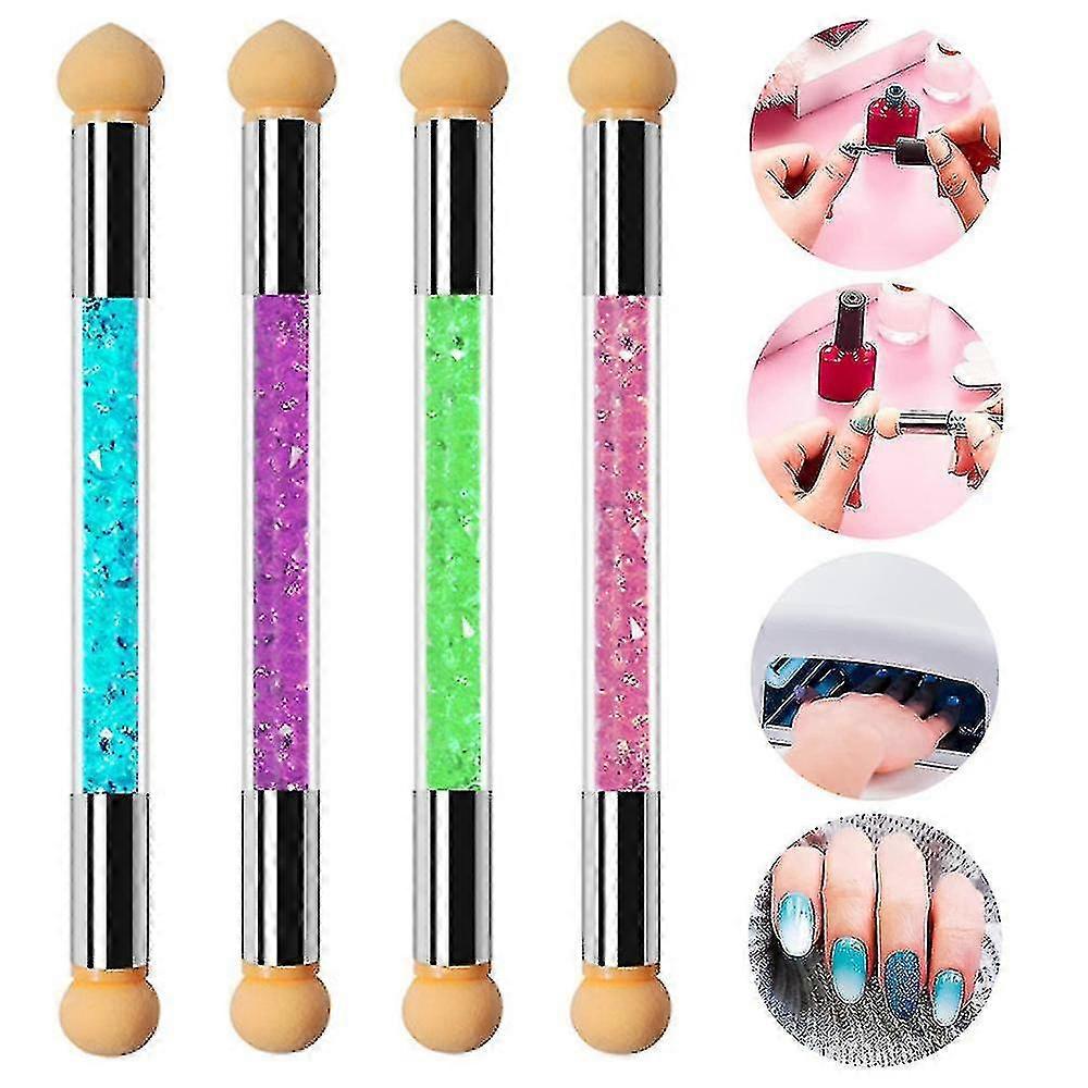 4 Pack Nail Art Sponge Brush Nail Gradient Tool