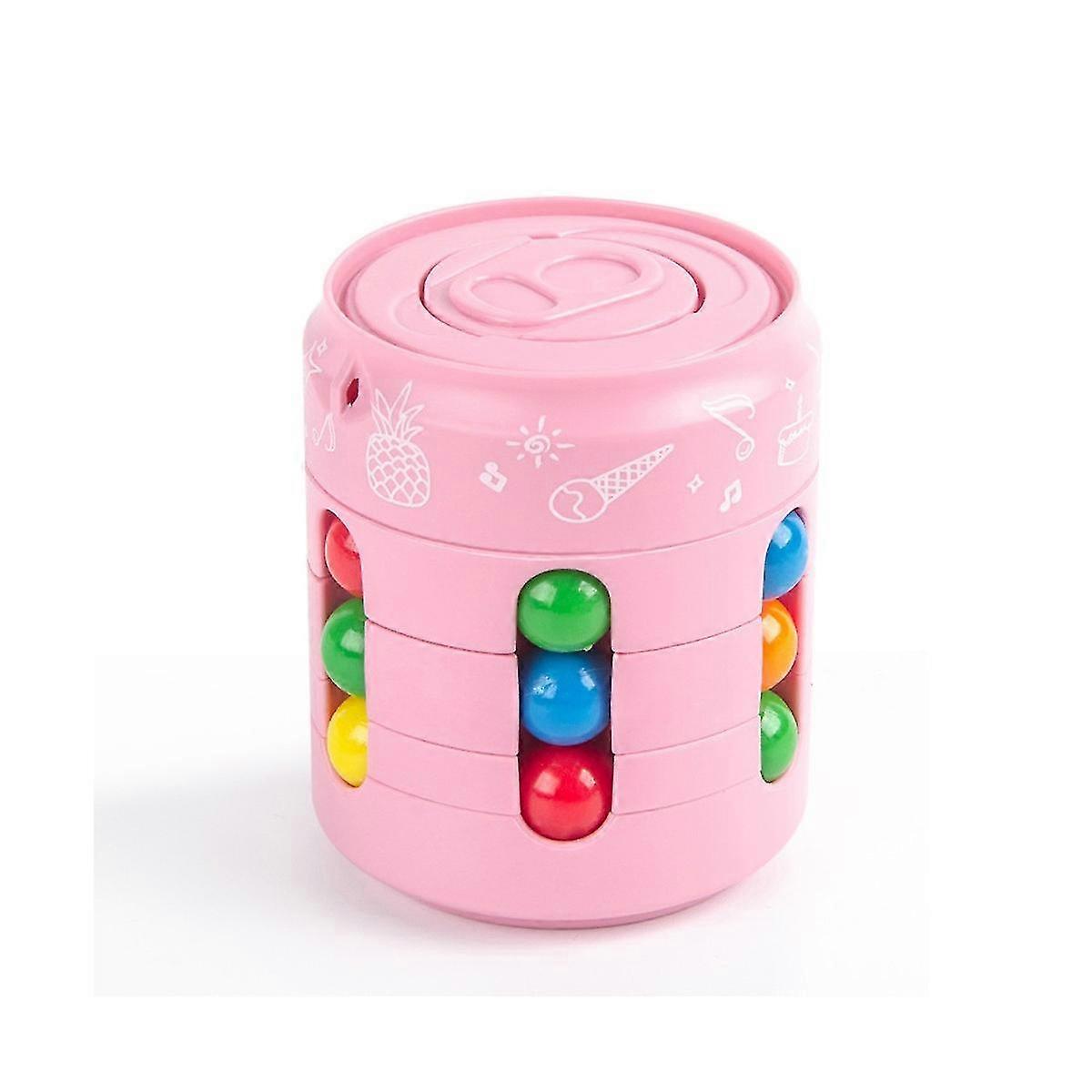 Rotating Magic Bean Cube Toys Fingertip Fidget Spinner Magic Cube  Magic Beans Jigsaw Puzzle Toys Finger Games