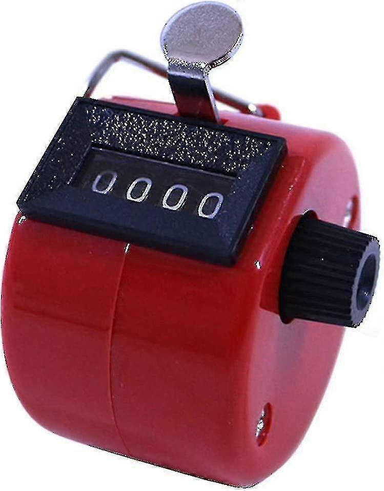 Device Manual Mini Counter Plastic Hand Press Tally Tally Mechanical Clicker Lap For Sport Red Golf