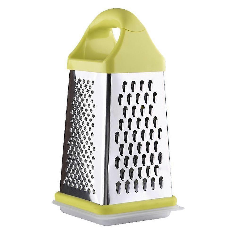 Box Grater, Stainless Graters With 4 Sides Nonstick Coating For Parmesan Cheese, Chocolate, Non-slip Base
