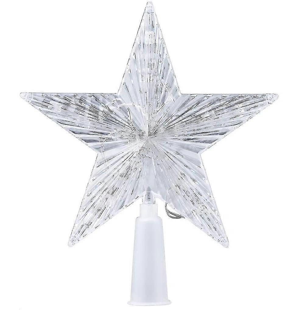 Multicolored Christmas Tree Topper Christmas Tree Topper Lightweight Battery Operated Tree Topper For Christmas