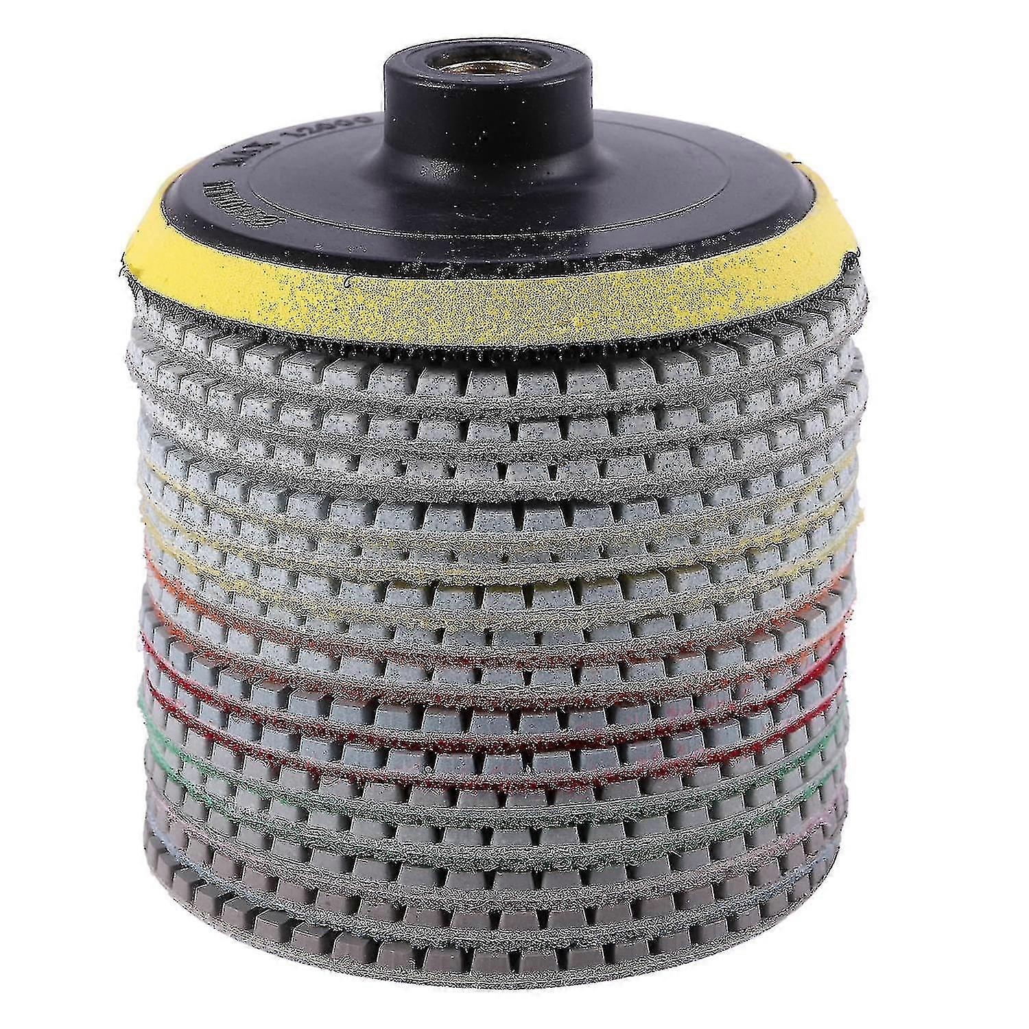 16pcs Almofadas de Polimento de Diamante Kit 4 Polegadas 100mm Molhado/seco para polimento de mármore de concreto de pedra de granito U