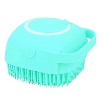 Laveur de douche à brosse corporelle en silicone avec fonction distributeur de gel douche