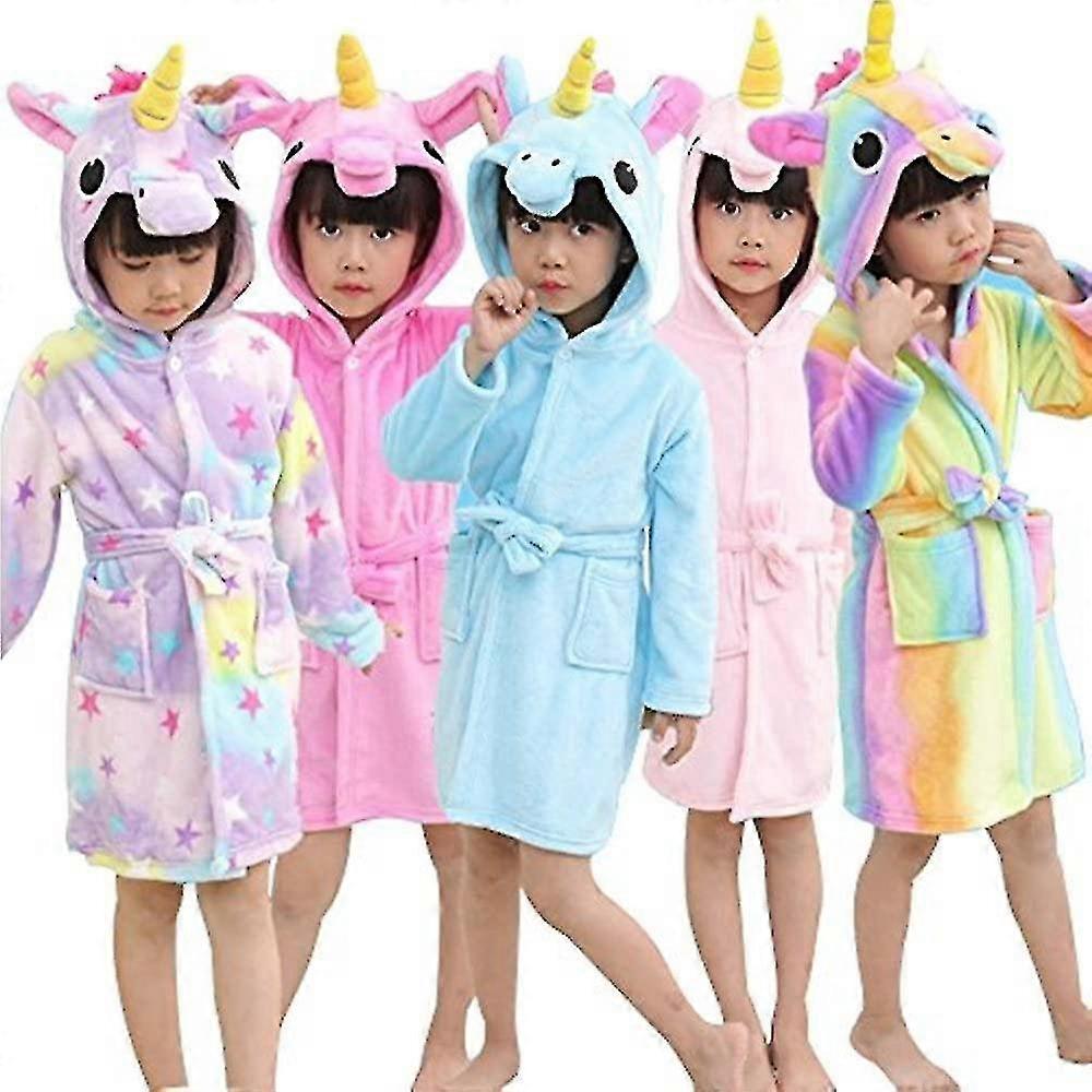 Pegasus Unicorn Djur Pyjamas Badrock Kigurumi Handdukar Sovkläder G