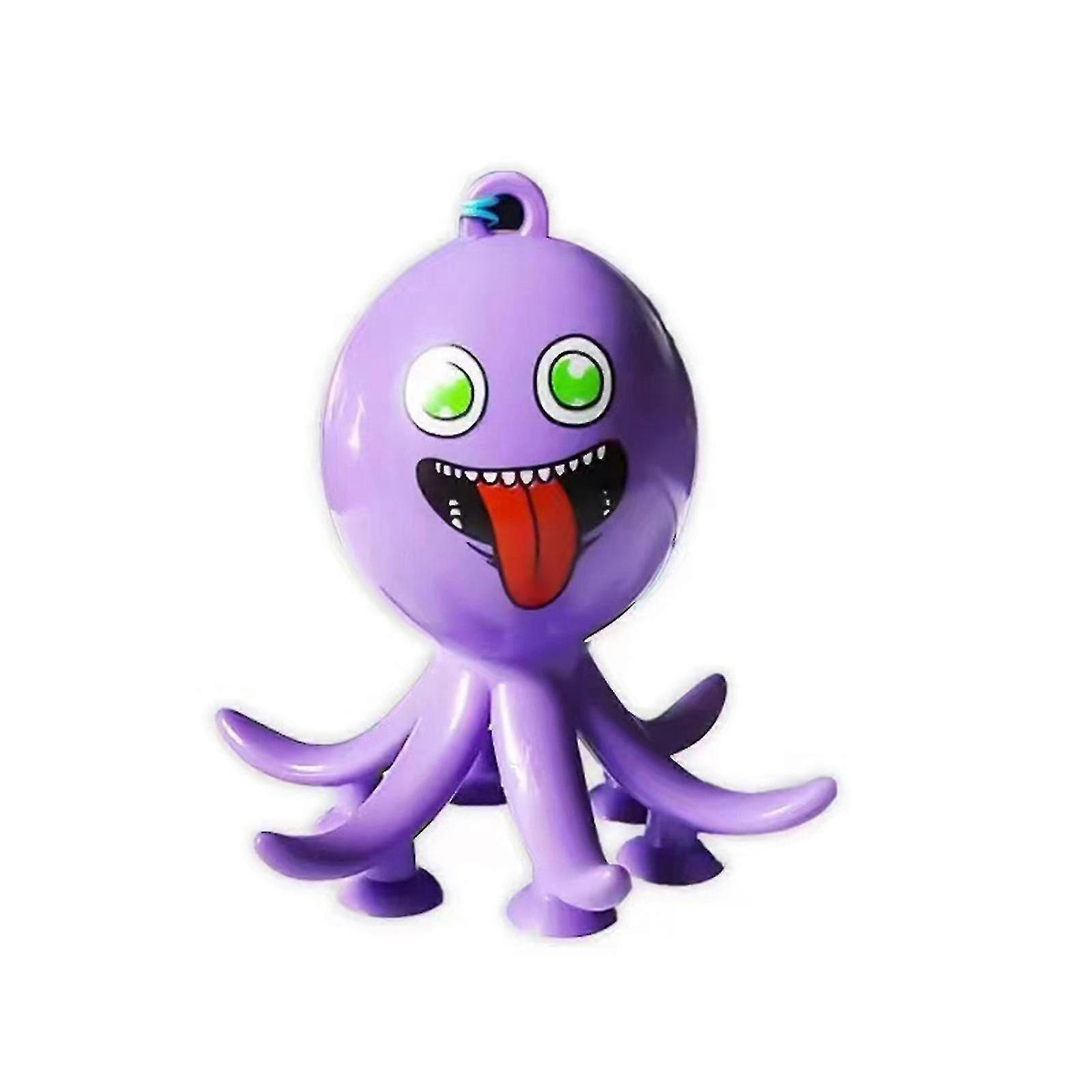 Suction Cup Pendant Pipe Octopus Decompression Fidget Tactile Auditory Child Toy