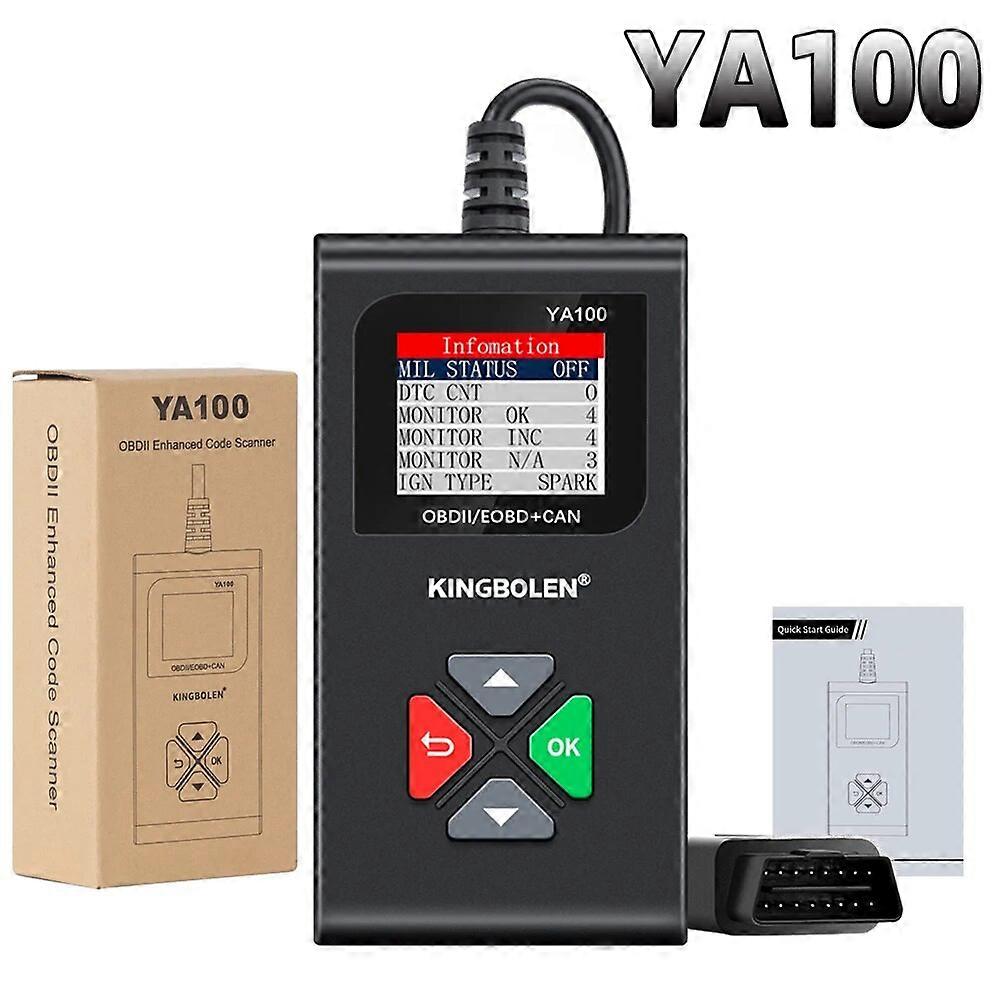 OBD2 Scanner KINGBOLEN YA-101 For Engine Check Diagnostic Tool Battery Test Tools Car OBDII PK ELM327 KW310 BM580 Code Reader