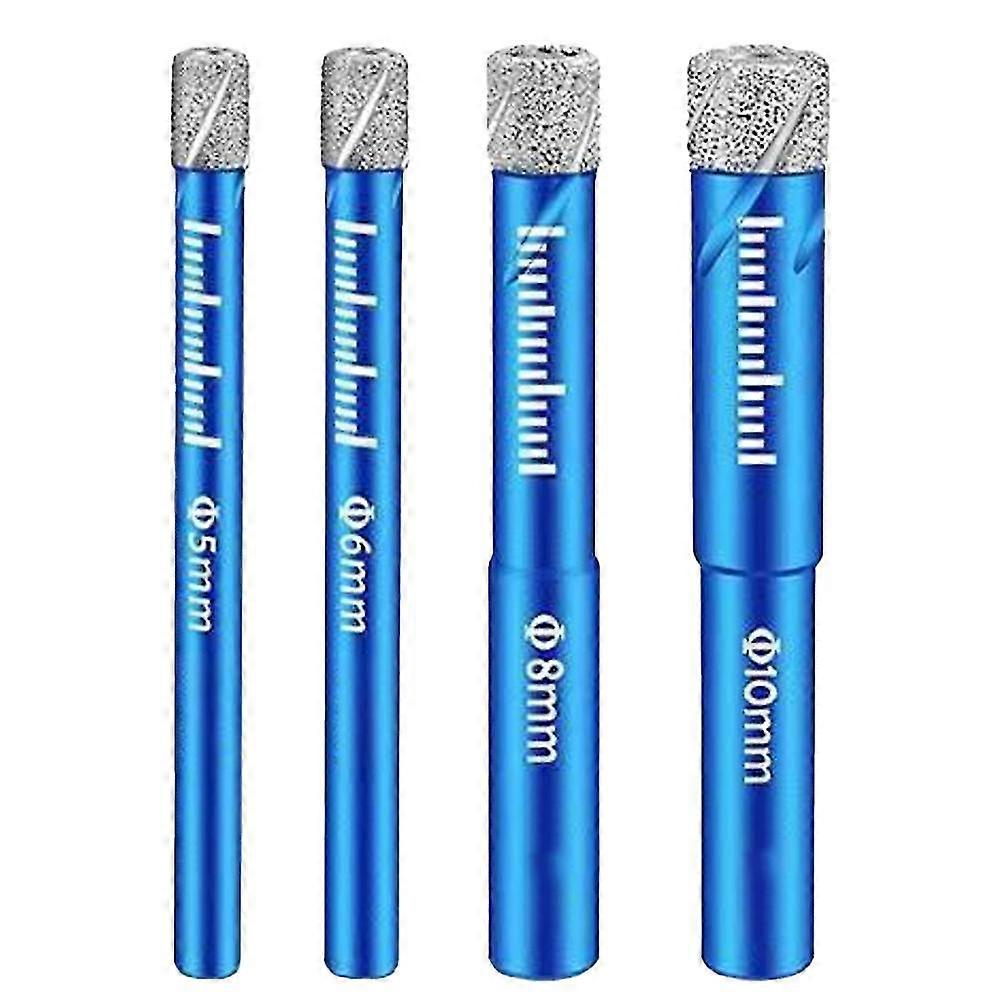 4pcs Diamond Drill Bits Ceramic Tiles Glass Stone Tiles