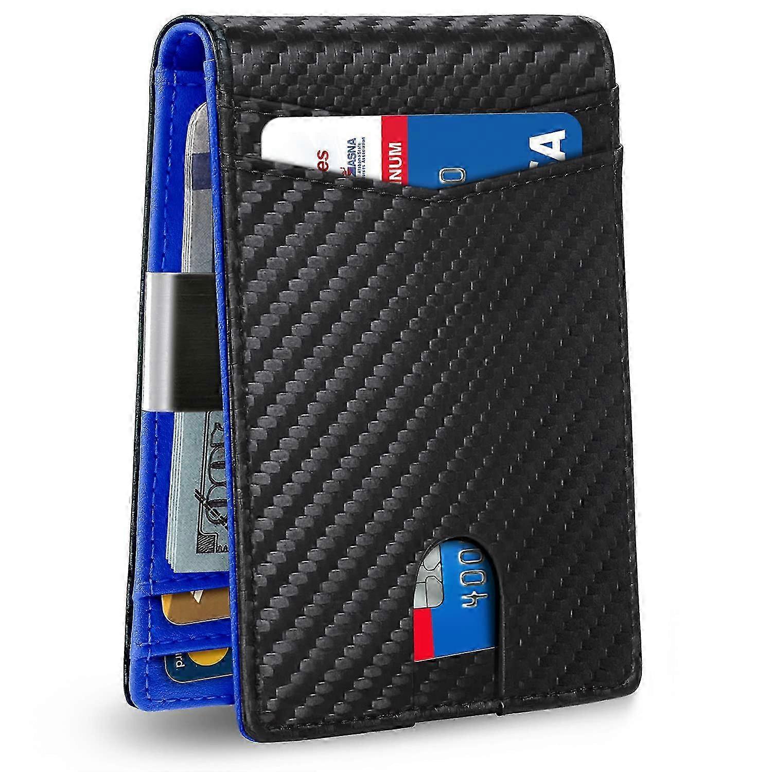 Multi-Purpose Ultra-Fine Leather Clutch Wallet, Anti-Theft Design, Slim Size for Travel, RFID Blocking Features