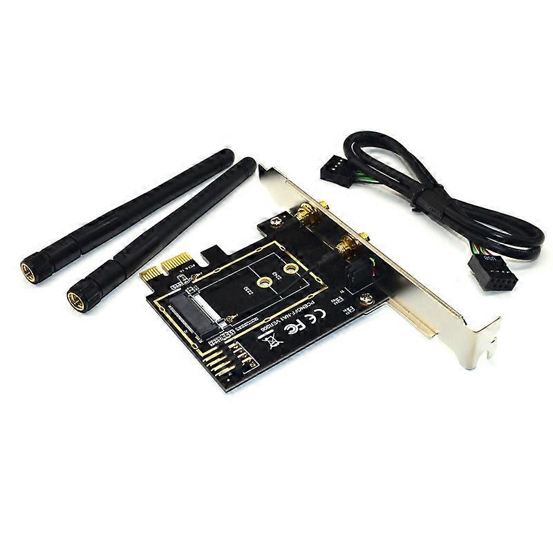 M.2 Wifi Adapter M2 Ngff Key A-E to Mini Pci Wifi Raiser PCI-E 1X NGFF Wireless Support Mini Pcie N