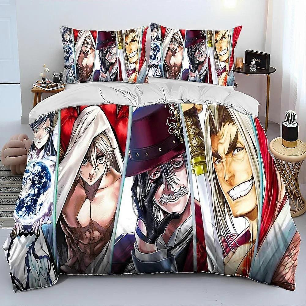 o1810 Bed Sheets Record of Ragnarok Comforter Bedding Set Duvet Cover Bed Set Quilt Cover Pillowcase Size Bedding Set Bed Sheets fVV1810
