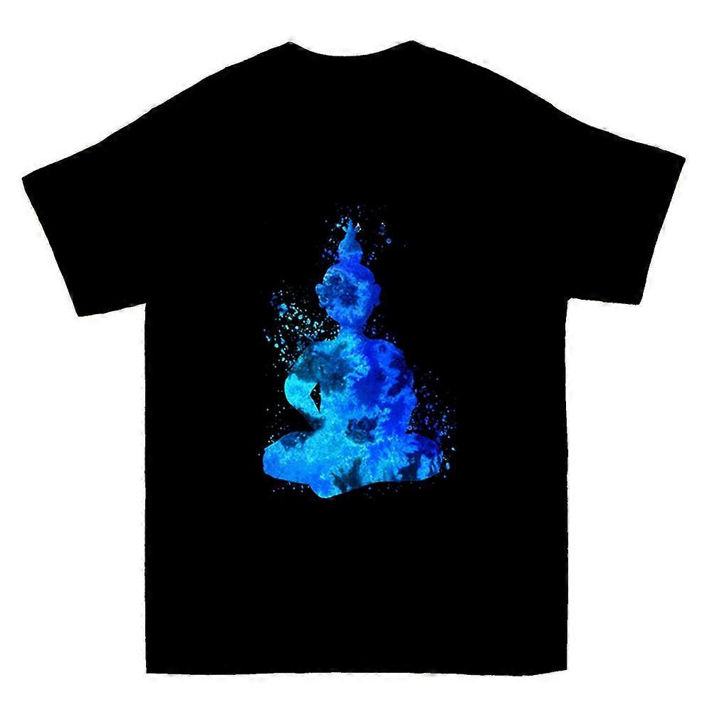 Blue Buddha Silhouette T-shirt