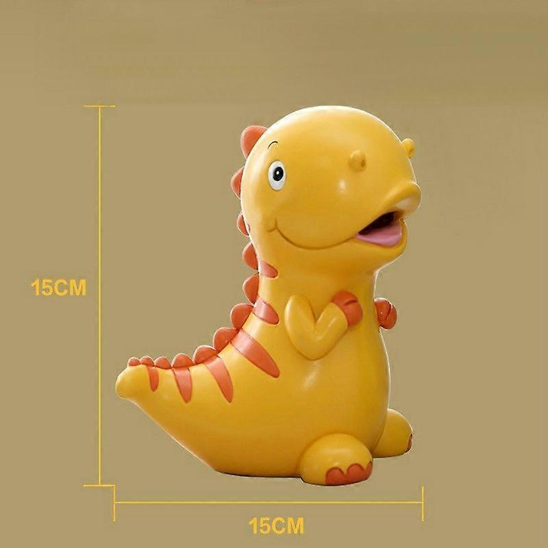 الراتنج الكرتون ديناصور التماثيل الإبداعية صندوق المال هدية للأطفال حاملي العملات المعدنية مربع لعبة الأطفال بنك أصبع