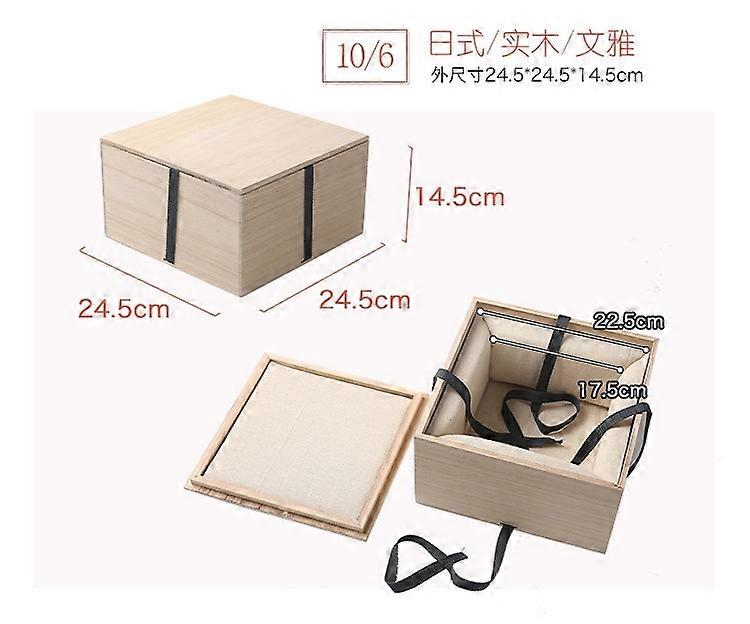 Pet Urn Wooden Casket Pine Solid Wood Large Medium Small Size Cat Dog Rabbit Parrot Hamster Ashes Urn Funeral style6