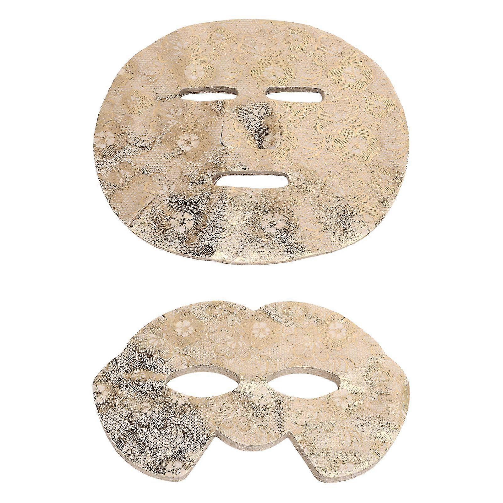 DIY Disposable Half Face Mask Sheets Pre-Cut for Hydrating and Moisturizing Salon Use