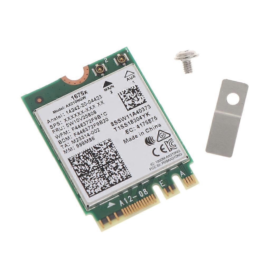 بطاقة TriBand Wifi 6E 2.4G / 5G / 6G NetworkAdapter 802.11a / b / g / n ، 802.11ax Bluetooth