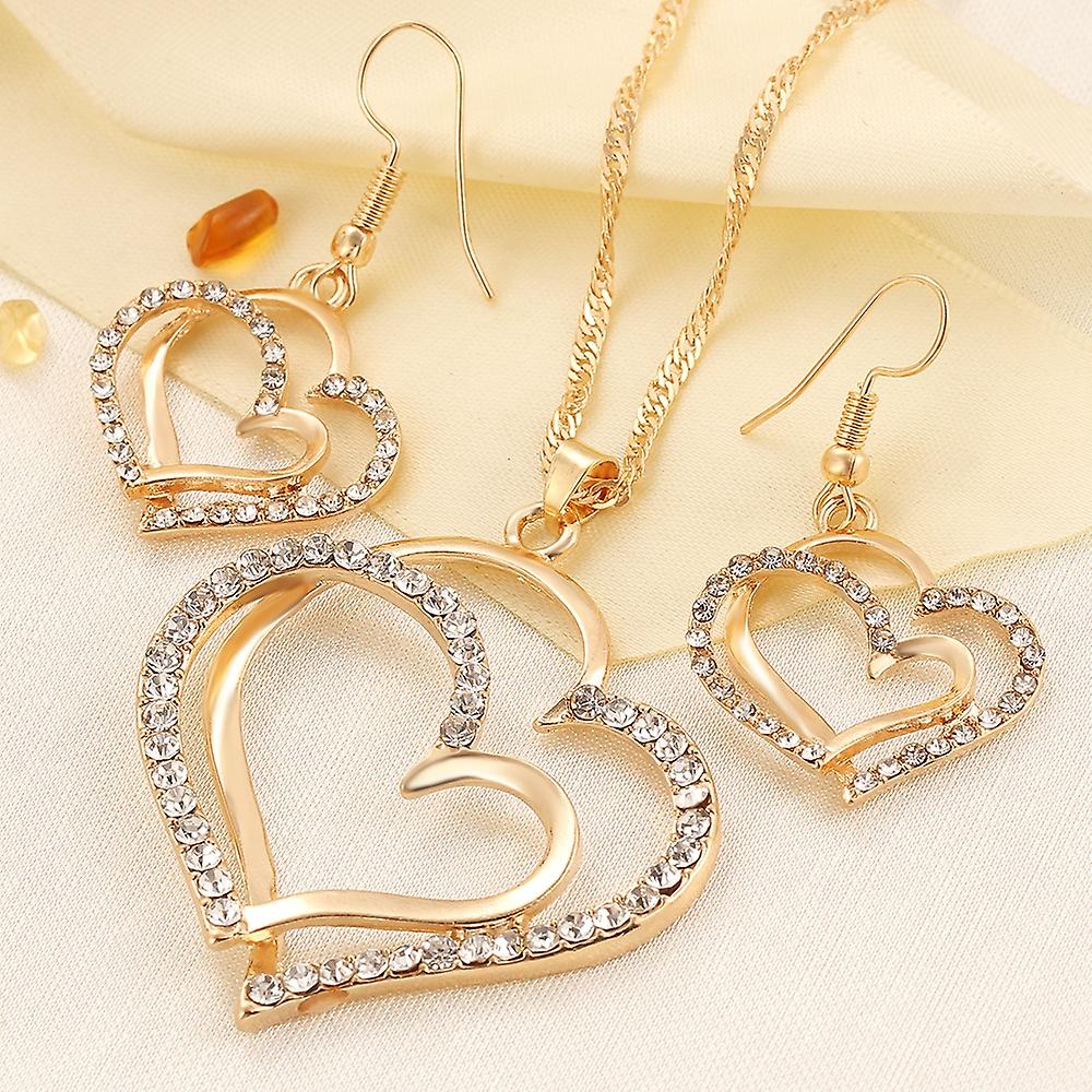 Princess Bride Romantic Wedding Creative Necklace Earring Set