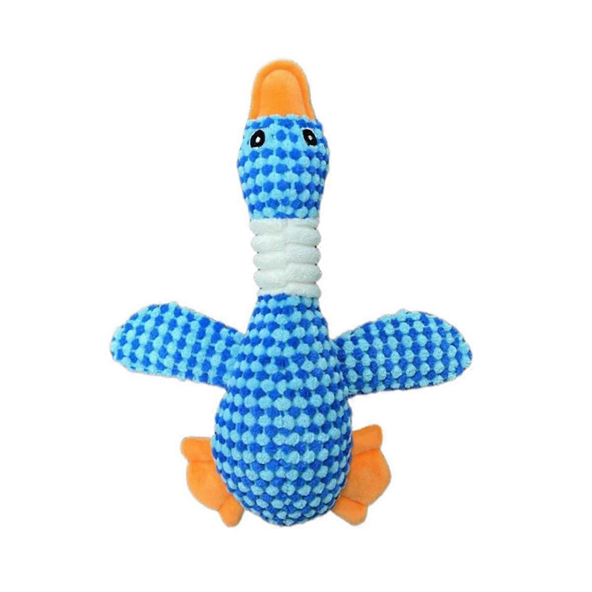 Dog Chew Toy Plush Wild Goose Shape Resistant to Chewing Teeth and Making Sounds Toy Cat and Dog Interactive Toy C