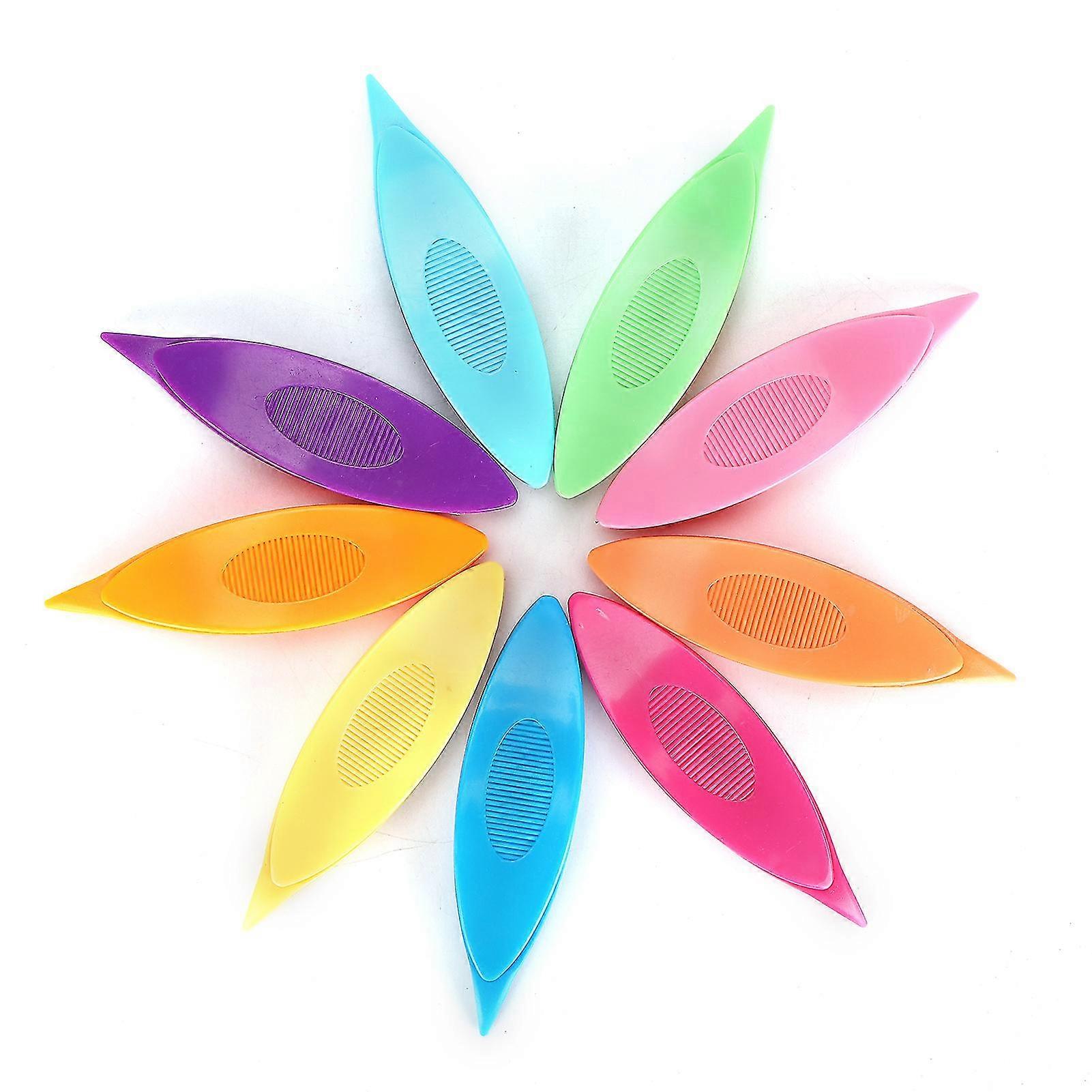 9pcs/Set Tatting Shuttles Colorful Tatting Shuttles Craft Tool for DIY Hand Knitting