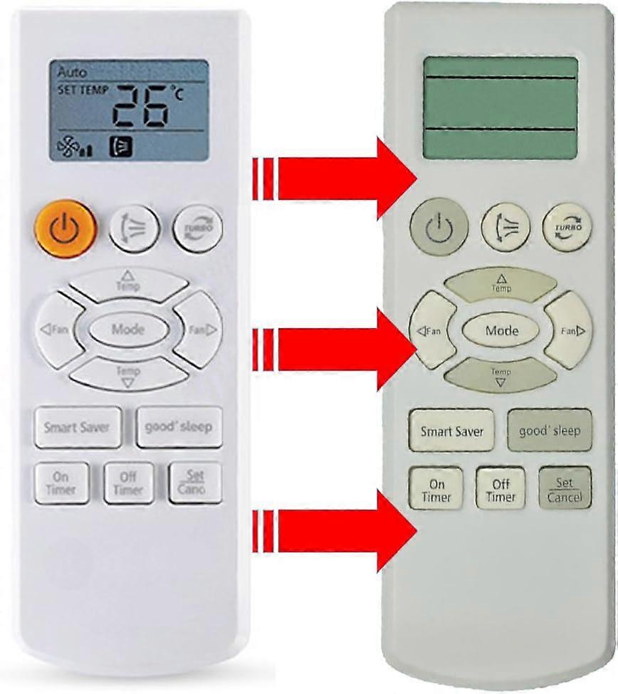 Replacement Air Conditioner Remote Control for Samsung Db93-07073a Db93-08808b Db93-07073b