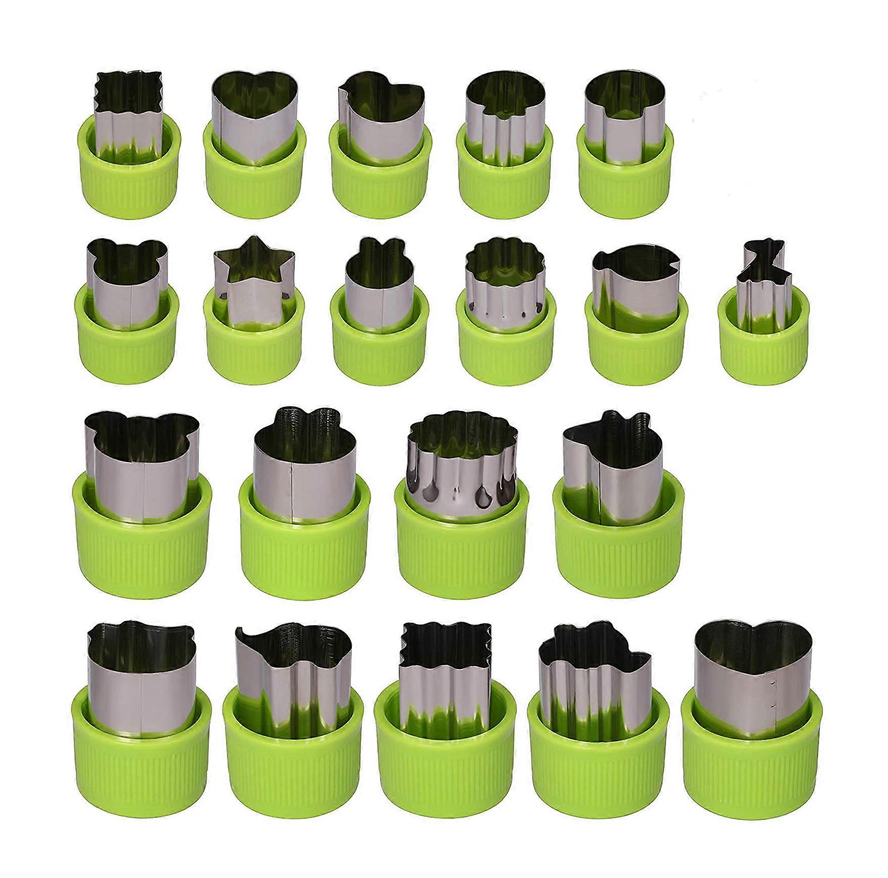 20 piece Vegetable Cutters, Fruit Cutters, Cookie Cutters Set, ect