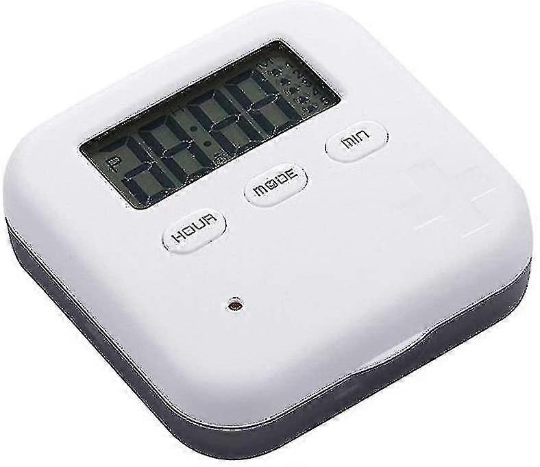 Portable Pill Manager (grey) With Electronic Timed Alarm Reminder