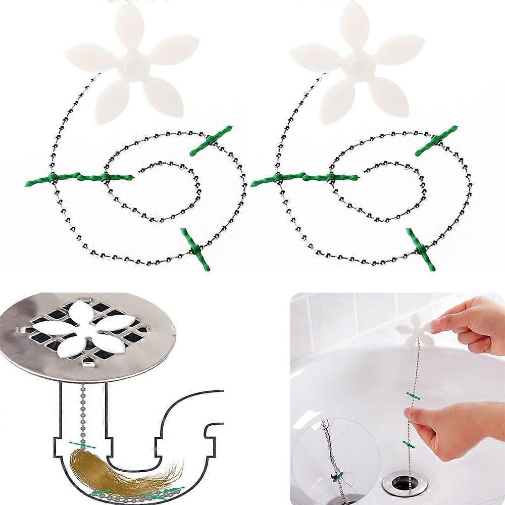 2 in a Pack Shower Drain Hair Catcher Never Clean a Clogged Drain Again