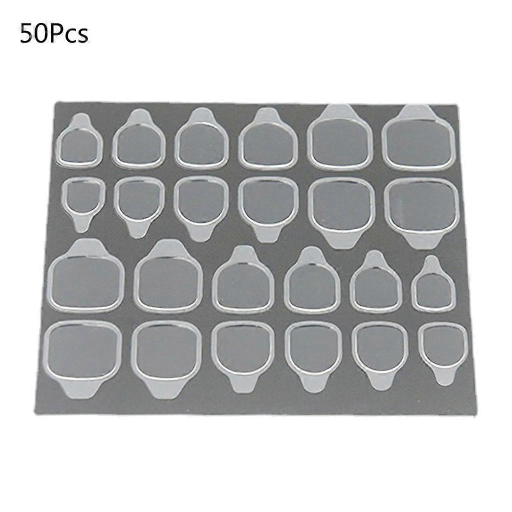 50 Sheets Nails Adhesive Tabs Double-side Nail Glue-Stickers DIY False Nail Tips