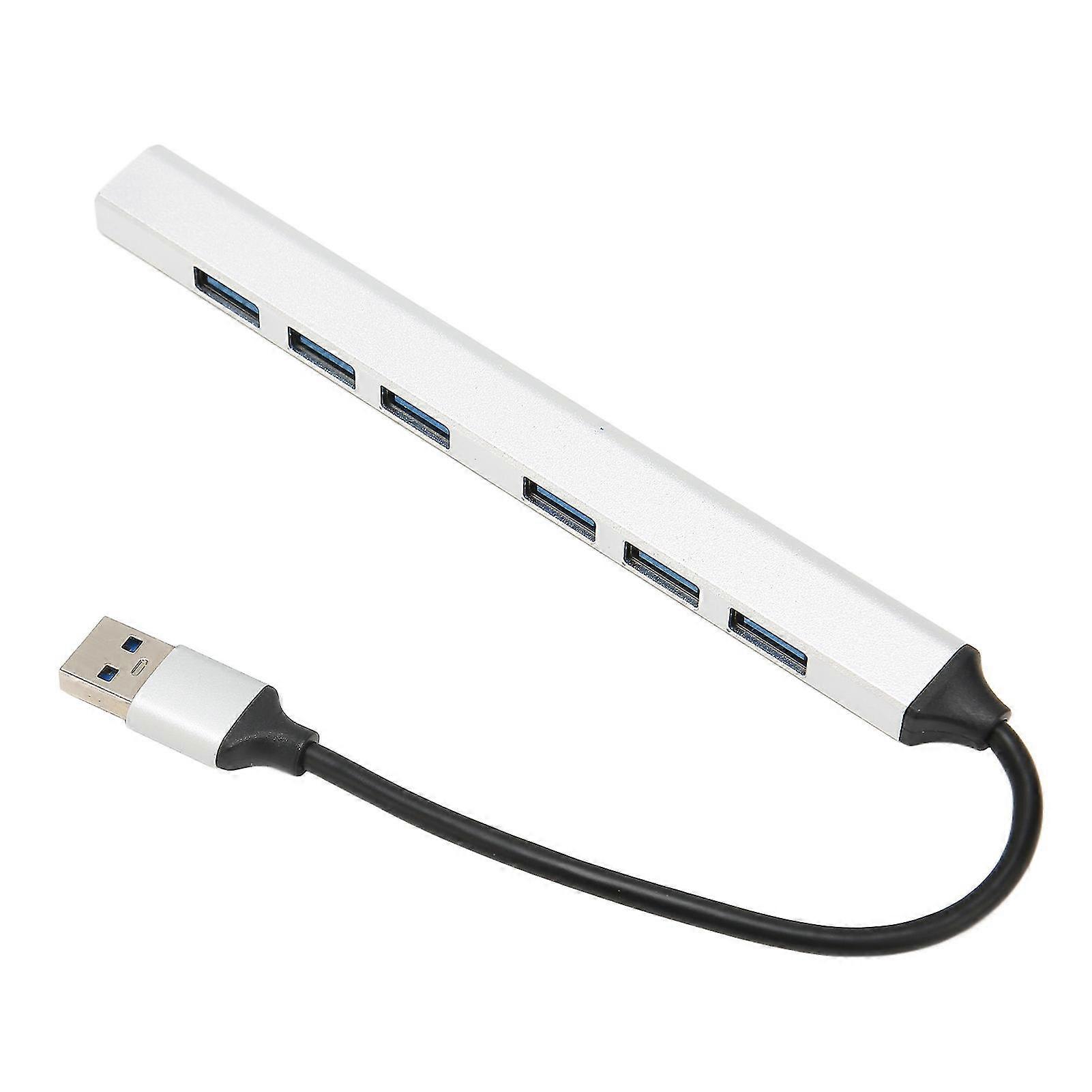 7 In 1 Usb3.0 Hub Usb3.0 To 7 Usb3.0 Plug And Play Usb Docking Station Usb Hub Adapter For Windows For Os X