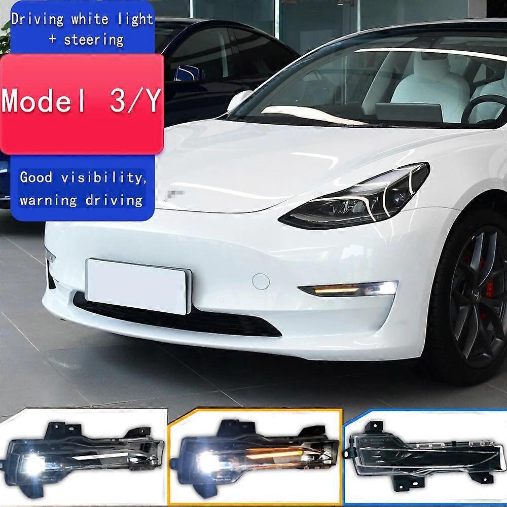thumbnail image 2 of 8 LED Euro Daytime Running Lights For Car SUV – White DRL Fog Lamp Kit (Pair) 2 of 5