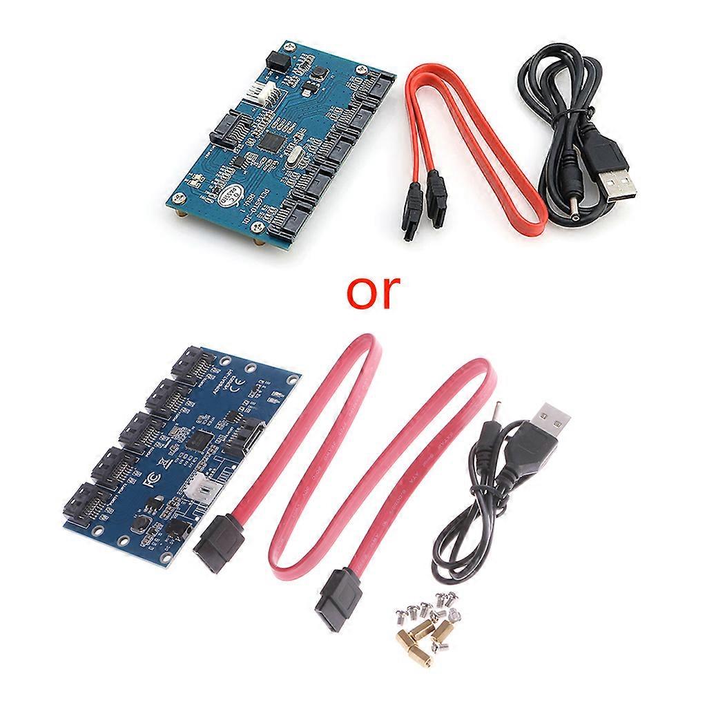 Placa de expansão interna PCI-E para SATA 3.0 do controlador PCI SATA de 5 portas