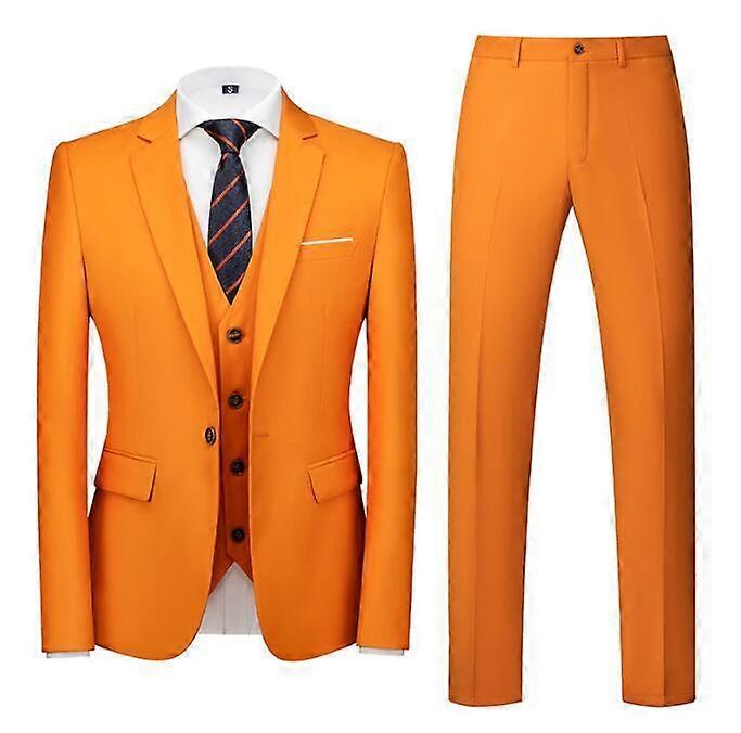Herredragter 3 stk. Slim Fit Suit Set Bryllup