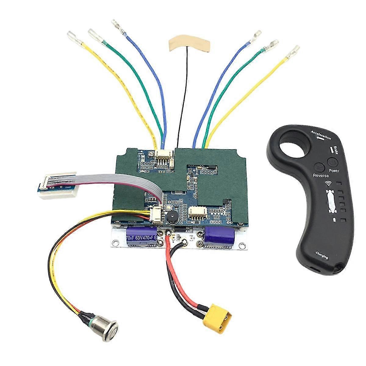10s 24/36v Dual Belt Hub Motor Drive Esc 2.4g Remote Control Motor Electric Skateboard Longboard Controller(for Hub)