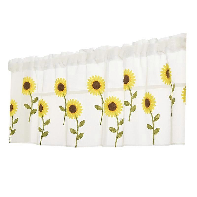 Beautiful Drape Pastoral Style Window Valance Tulle Drape