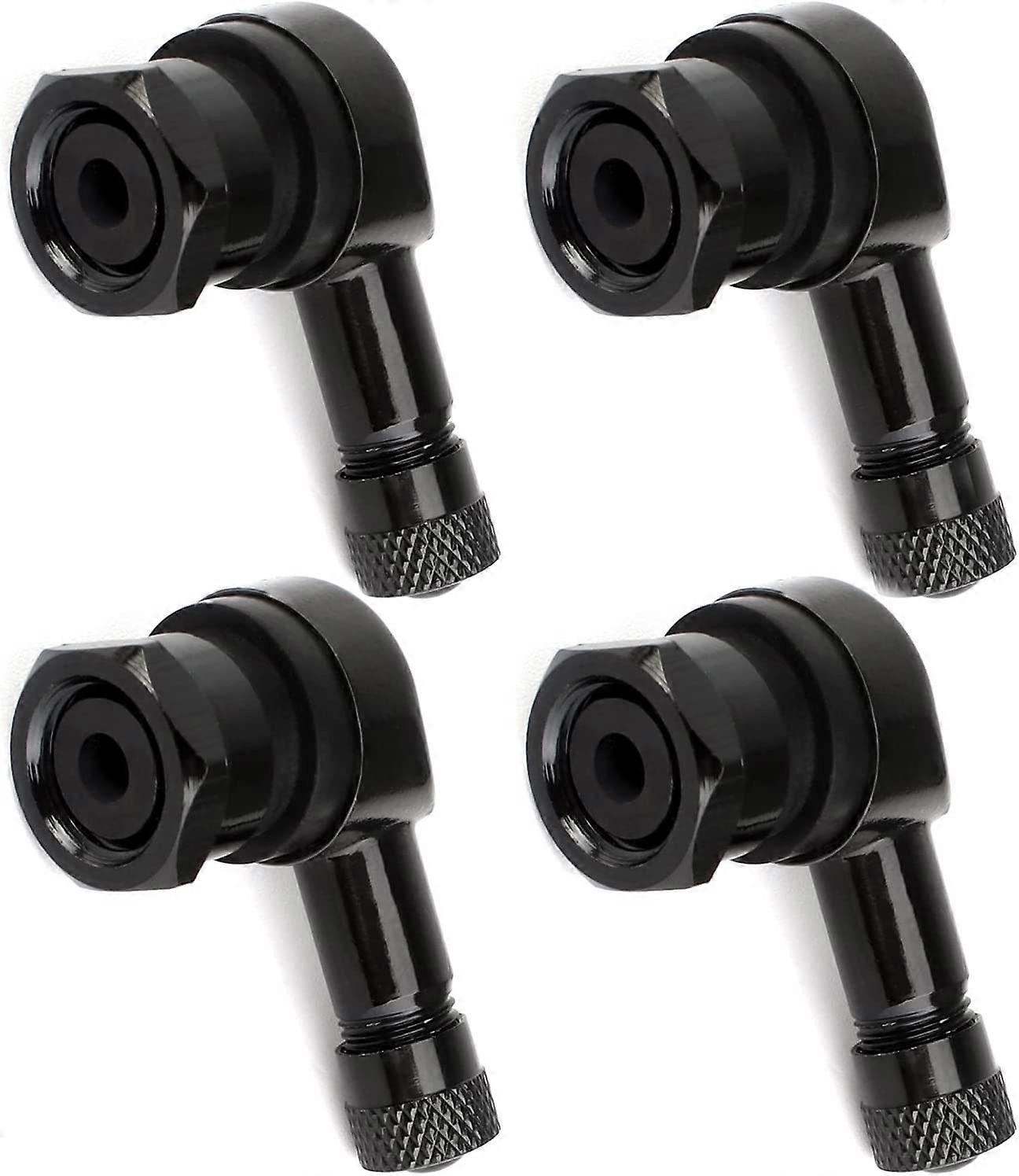 4pcs motocicleta válvula angular válvula de ángulo de aluminio 90 grados válvula de neumático adaptador válvula extensión adapte