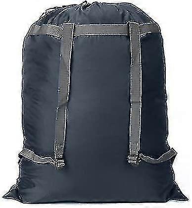 Navy Extra Large Laundry Bag Backpack, Sturdy Heavy Duty Laundry Backpack With