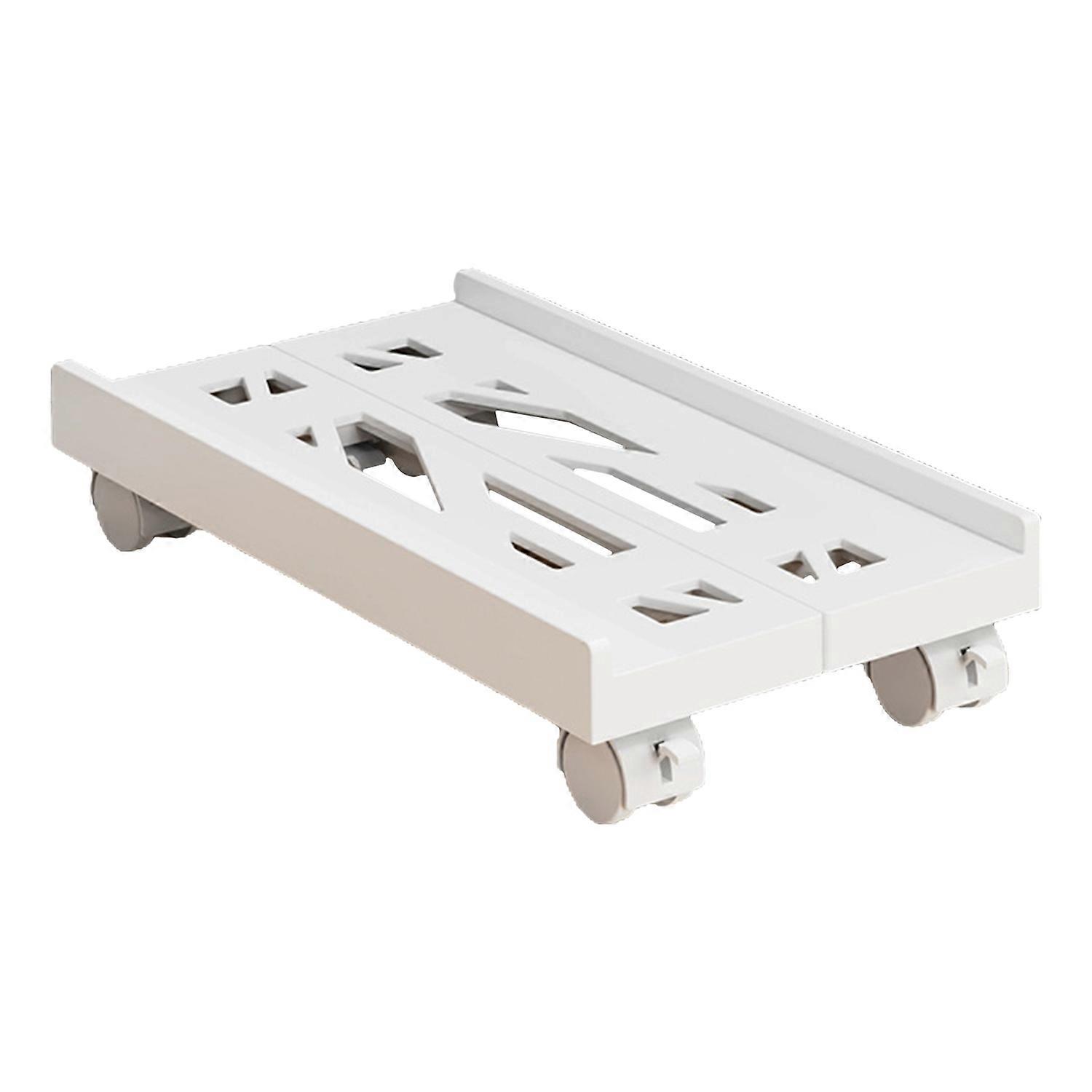 PC Tower Stand with Wheels under Desk CPU Holder Adjustable Stable Mobile Computer Host Stand for