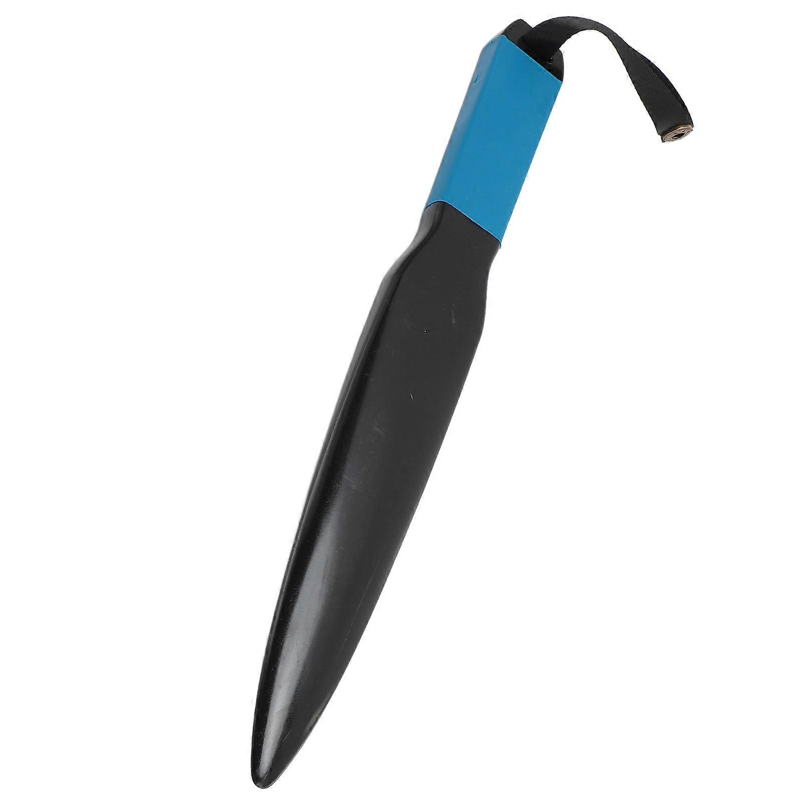 Dog Break Stick Nylon Rubber Versatile Stress Relief Easy to Use Dog Bite Training Stick Chew Toy with Black Lanyard for Backyard Garden Blue Handle