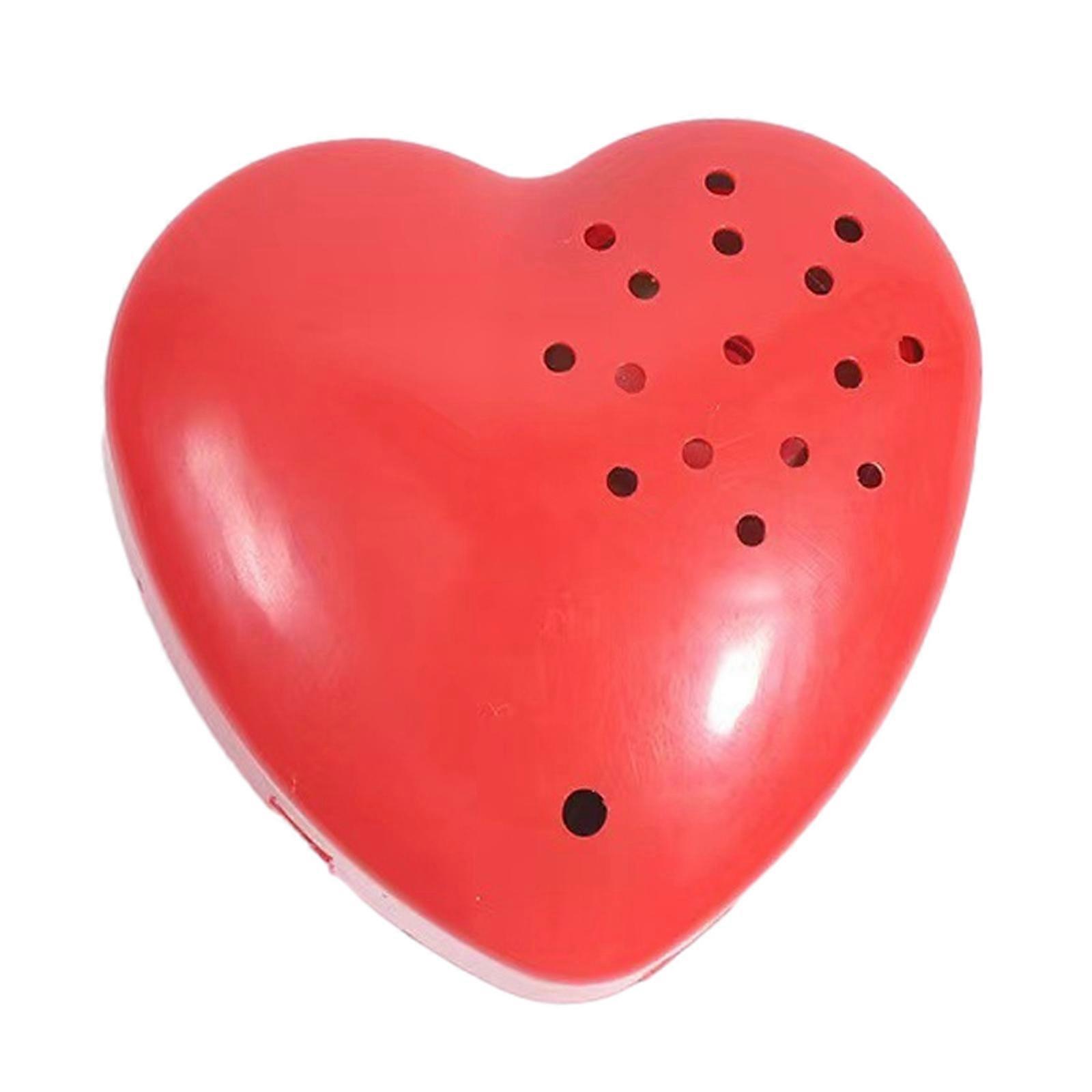 Heart shaped Voice Recorder Voice Gift 10 Seconds Record and Play Simple Recording Device Multicolor