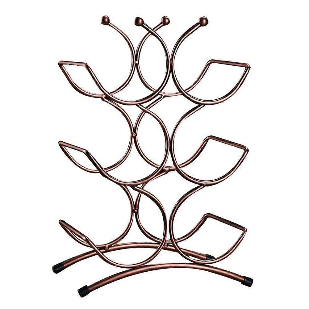 Branch Shaped Rack Iron Art Wine Display Rack Home Decoration Table Wine Rack Wine Bottle Storage F